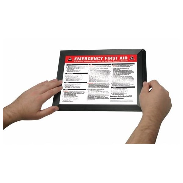 Accuform PLASTIC POSTER FRAMES 18 X 24 COLOR DTC185SL DTC185SL - main